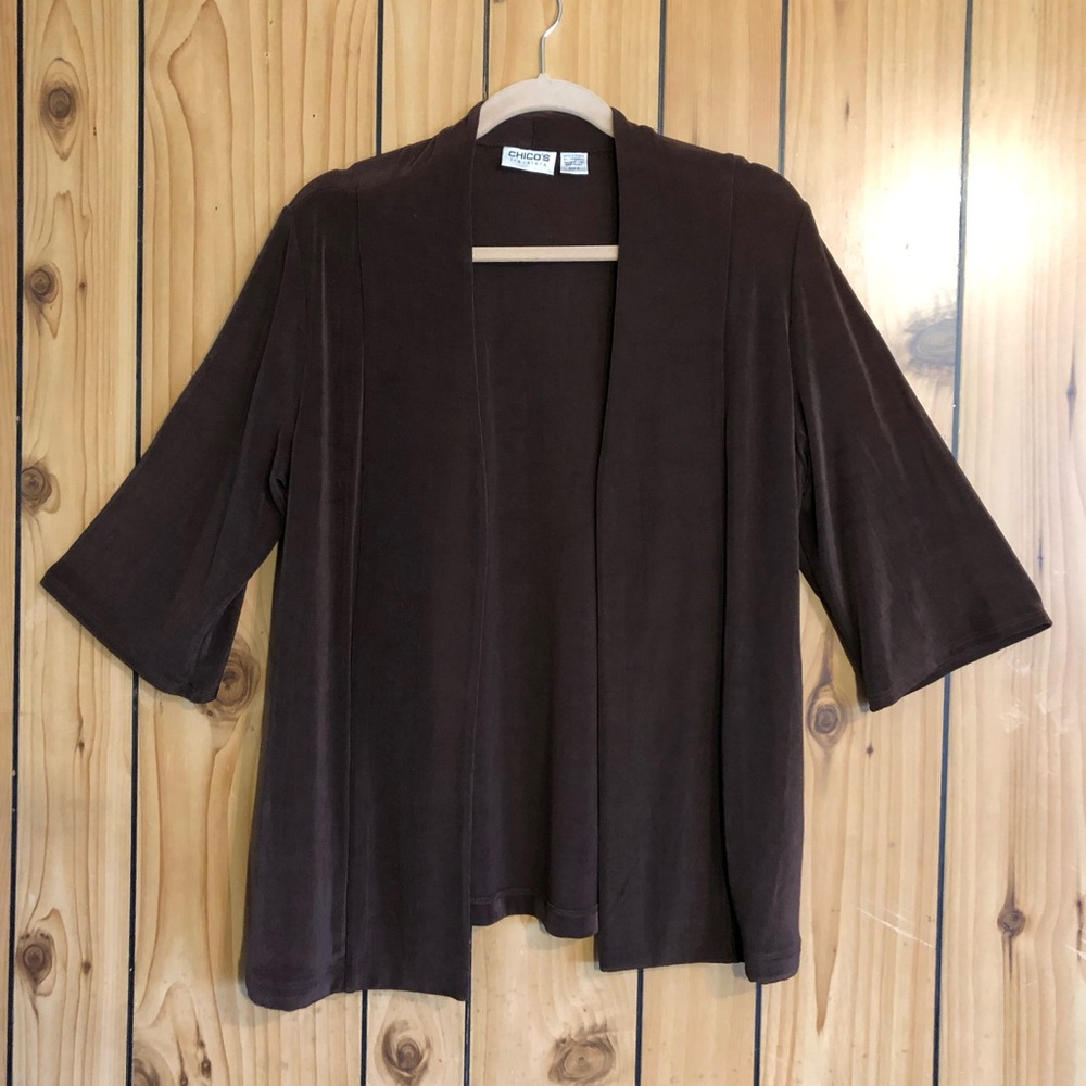 Chico’s cardigan Brown